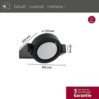Paulmann Swivea 94406 Buitenlamp (wand) LED LED vast ingebouwd Antraciet - thumbnail