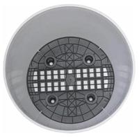 RIVIERA EVA NEW ronde bloembak - Kunststof - Diameter 36 cm - Blauw - thumbnail