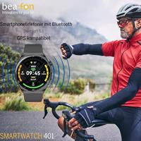 Smartwatch beafon WATCH 401 43 mm 1,43" Zwart Zilverkleurig - thumbnail