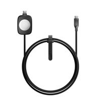 Nomad universeel kabel voor Apple Watch (1.5m/100W) - Carbide - thumbnail