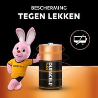 Duracell Plus-C K4 C batterij (baby) Alkaline 1.5 V 4 stuk(s) - thumbnail
