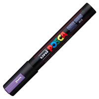Uni-Posca Posca marker, afm pc-5m, lijndikte 2,5 mm, medium, metallic violet, 1 stuk - thumbnail