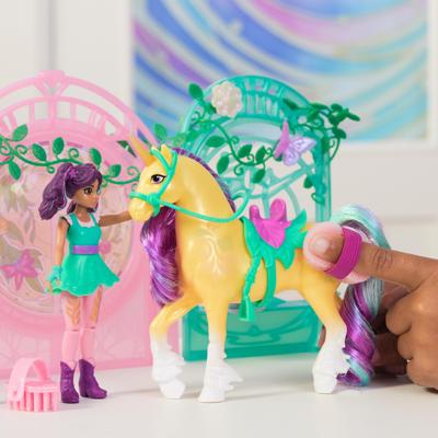 SPIN MASTER PLAYSET MINI DOLL AVA E FOGLIA COLOR REVEAL Unicorn Academy