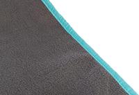 TRIXIE FLEECE DEKEN UITLOOPRUIMTES EN KNAAGDIERKOOI GRIJS / TURQUOISE 140X100 CM - thumbnail