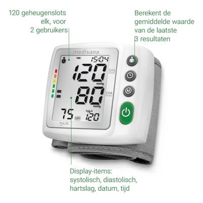 Medisana BW 315 51072 Bloeddrukmeter Pols
