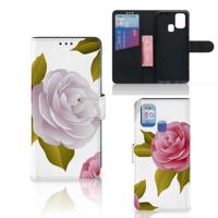 Samsung Galaxy M31 Hoesje Roses - thumbnail