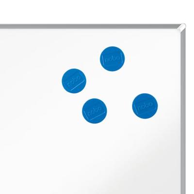 Nobo magneten, 30 mm, blauw, blister van 4 stuks