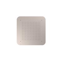 Hoofddouche Tres Plafond 42x42 cm Vierkant Patroon Ronde Hoeken Staal Tres - thumbnail