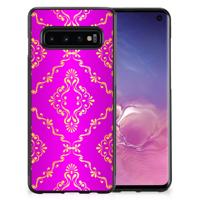 Hoesje TPU Samsung Galaxy S10 Barok Roze - thumbnail