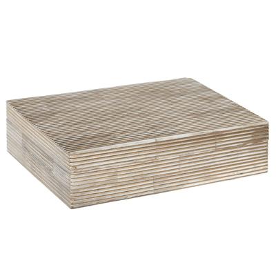 Doos-Juwelenkistje DKD Home Decor 20,5 x 13 x 5,5 cm Crème Bot Hars