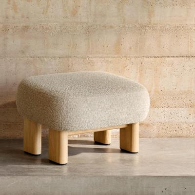 Kave Home Hocker 'Cabana' Chenille, kleur Beige