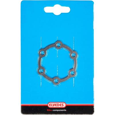 Elvedes vulring voor remschijf 0.2mm rvs zilver per 8 stuks