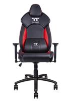 Thermaltake GGC-VCO-BRLWDS-01 gamestoel Gaming leunstoel Gecapitonneerde zitting Zwart, Rood - thumbnail