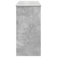 Keyboardstand Beton Grijs 100 x 32 x 64 cm Bewerkt hout - thumbnail