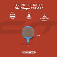 CONTEC schijfremblok "discstop+ cbp-240" ct disc brake pads cbp-240 organic - thumbnail