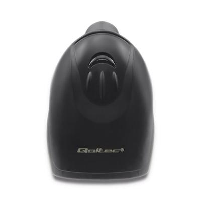 Qoltec 50866 Laserbarcodelezer 1D | CCD | USB | zwart