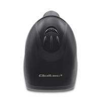 Qoltec 50866 Laserbarcodelezer 1D | CCD | USB | zwart - thumbnail