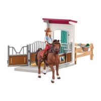 Schleich horse club paardenbox met hannah en cayenne 42710 - thumbnail