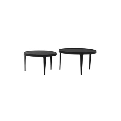 Light & Living Salontafel 'Tobias' Set van 2 stuks, kleur Zwart