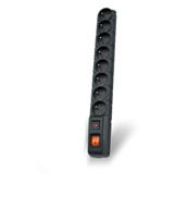 ACAR S8 power uitbreiding 1,5 m 8 AC-uitgang(en) Binnen Zwart - thumbnail