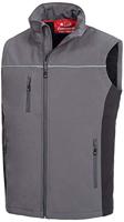 NITRAS SAFETY softshellweste "motion tex light " softshell vest gr. l motion tex light gray/sw - thumbnail