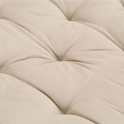 VidaXL Palletvloerkussen 120x80x10 cm katoen beige VidaXL Palletvloerkussen 120x80x10 cm katoen beige