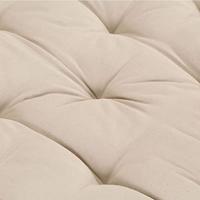 VidaXL Palletvloerkussen 120x80x10 cm katoen beige - thumbnail