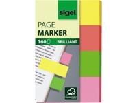 Sigel Plakmarker HN630 4 blokken/pak Geel, Groen, Oranje, Roze - thumbnail