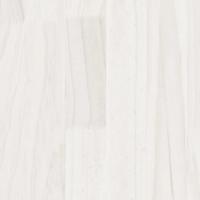 Bedframe massief hout wit 120x190 cm - thumbnail