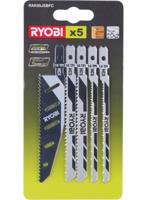 Ryobi RAK05JSBFC | 5-delig Decoupeerzaagblad Set compatibel met RJS720, RJS750, RJS850, RJS980 en RJS1050 - 5132002697 - 5132002697 - thumbnail