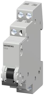 Grijs 1-polig 6 mm² 20 A 1x wisselcontact Siemens 5TE8141