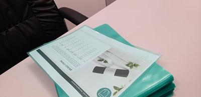 Q-CONNECT L-map groen 120 micron pak van 100 stuks