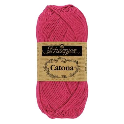 Scheepjes Catona 25g - 413 Cherry - Haakgaren / Breigaren