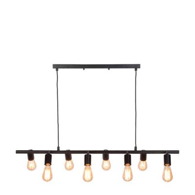 its about RoMi Hanglamp 'Miami' 8-lamps, kleur Zwart
