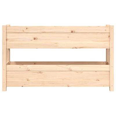VidaXL Plantenbak 112x25x66 cm massief grenenhout