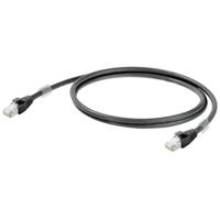 Weidmüller 1251610100 RJ45 Netwerkkabel, patchkabel CAT 6A S/FTP 10.00 m Zwart Vlambestendig 1 stuk(s) - thumbnail