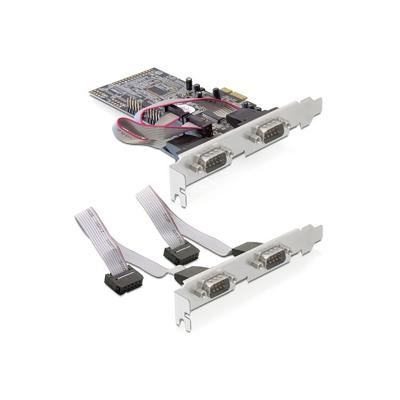 Delock 4 x serial PCI Express card PCI Express kaart PCIe