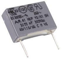 Kemet R413F147000M1M+ 1 stuk(s) MKP-draadloze ontstoringscondensator Radiaal bedraad 4.7 nF 300 V 20 % 10 mm (l x b x h) 13 x 5 x 11 mm