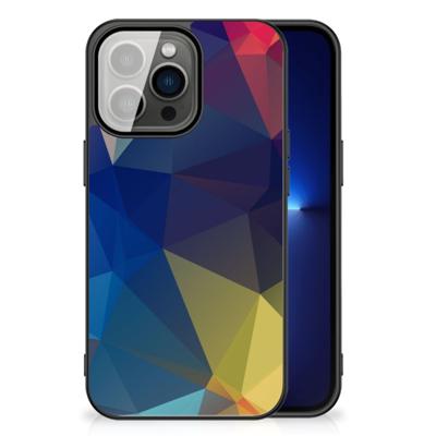iPhone 13 Pro Backcover Polygon Dark