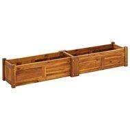 VidaXL Plantenbak verhoogd 150x30x25 cm acaciahout - thumbnail