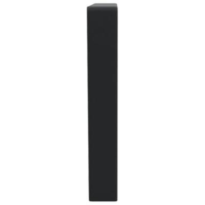 VidaXL Wandbeugels voor wasbak 2 st trapezium staal zwart VidaXL Wandbeugels voor wasbak 2 st trapezium staal zwart