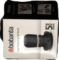 Brabantia afwasborstel met zeepreservoir dark grey - thumbnail