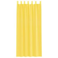 Gordijnen met lussen 2 st 140x245 cm geel - thumbnail