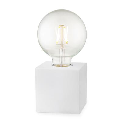 Home sweet home dry 10 tafellamp vierkant wit