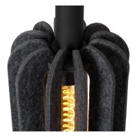 Lucide RAFAL - Hanglamp - Ø 20 cm - 1xE27 - Grijs - thumbnail