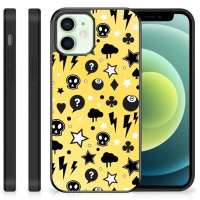 Mobiel Case iPhone 12 Mini Punk Geel