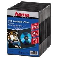Hama DVD Slim Box Zwart 25Pak - thumbnail