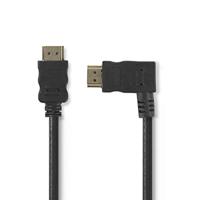 High Speed HDMI-Kabel met Ethernet | HDMI-Connector - HDMI-Connector Rechts Haaks | 1,5 m | Zwart - thumbnail