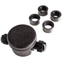 Deko Light 930578 Verdeler 2-voudig 450 V Zwart - thumbnail