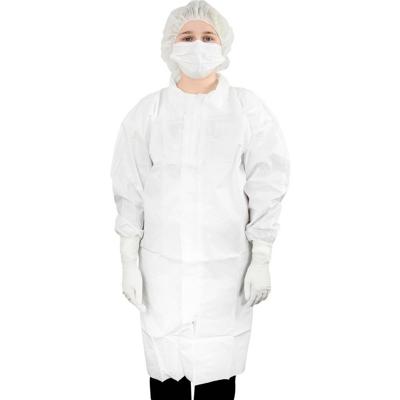 Antistat 600-5003E Antistatische wegwerplaboratoriumkittel Maat: L Wit